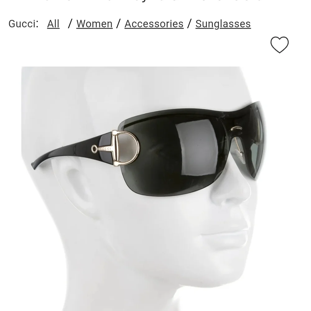 Gucci Rimless Shield Sunglasses - Picture 7 of 8